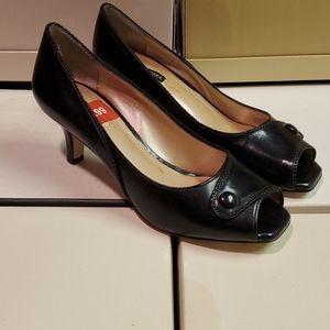 Alex Marie Alison Peep-Toe Pumps - Black